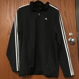 Adidas Black 3-Stripes Jacket